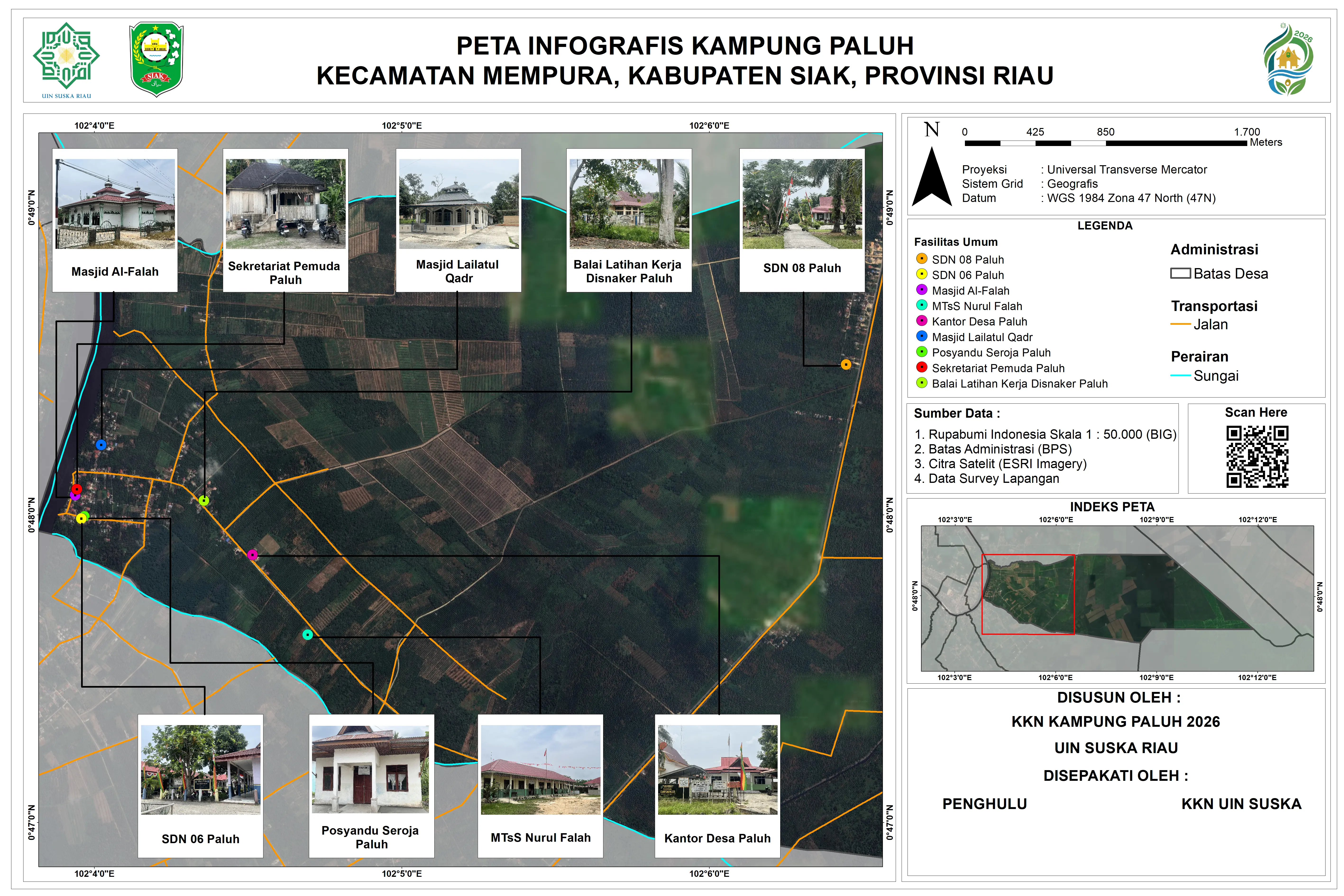 Peta Infografis Kampung Paluh
